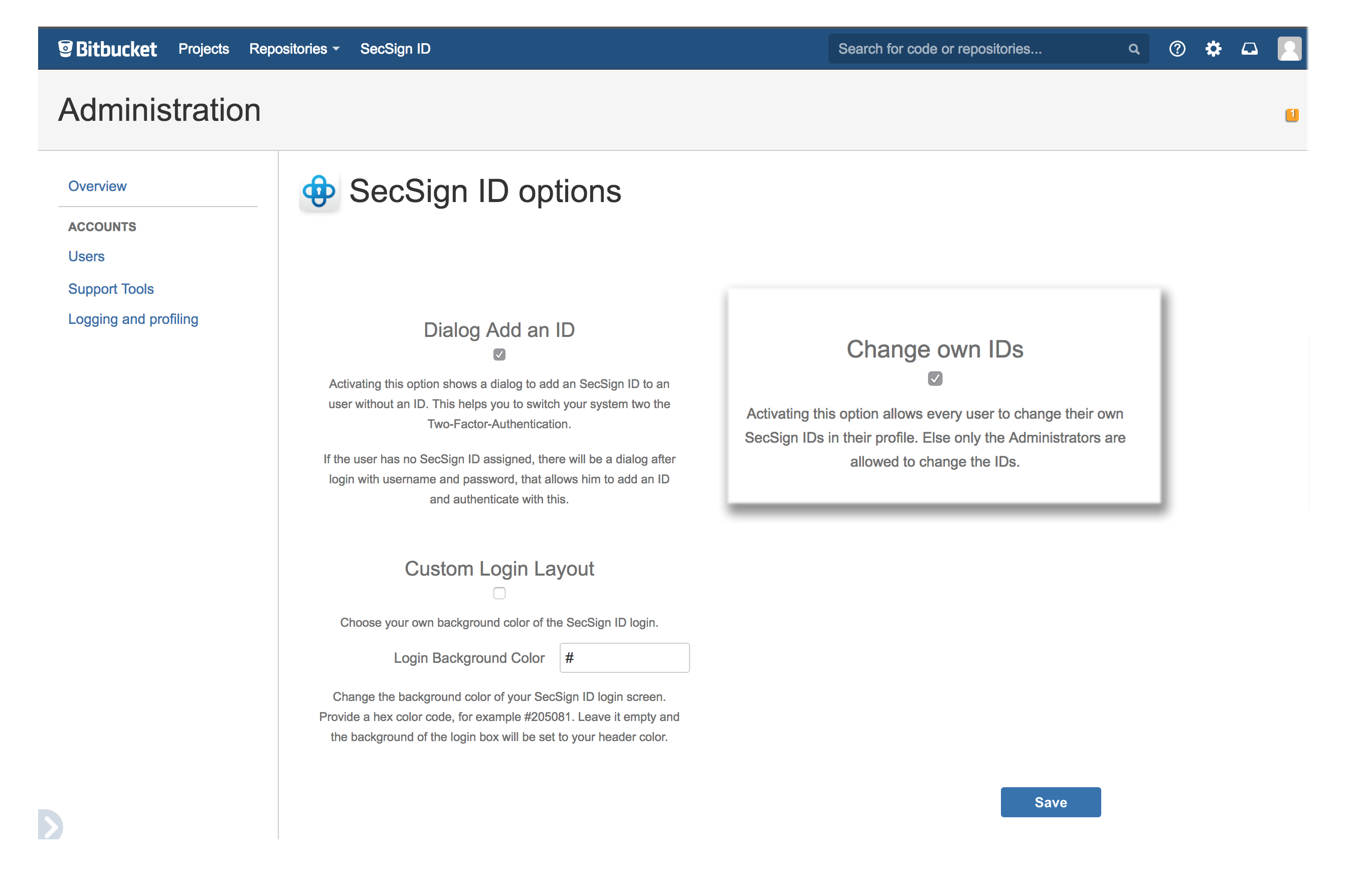 Bitbucket Tutorial 7 SecSign 2FA